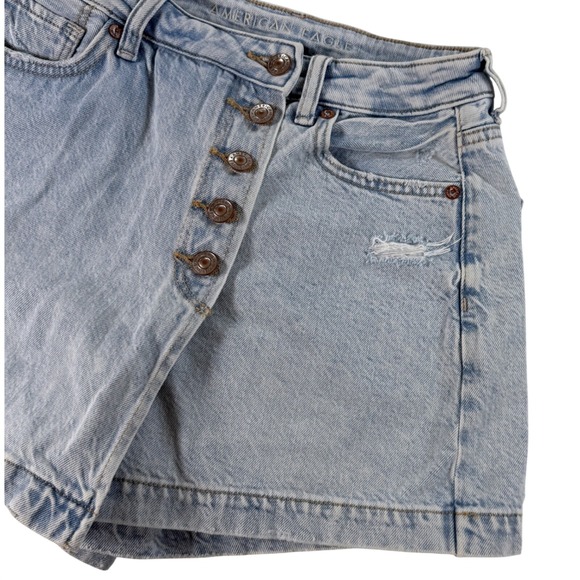 American Eagle By Payless Pants - American Eagle Denim Jean Skort Light Wash Size 4 Chic Summer Casual Y2K 90s